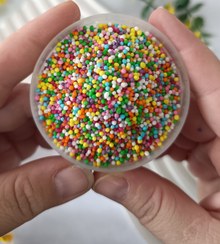 تصویر ترافل توپی ریز آبرنگی خوراکی 