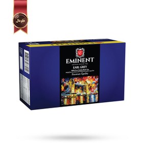 تصویر چای تی بگ امیننت eminent مدل ارل گری earl grey پک 50 تایی 