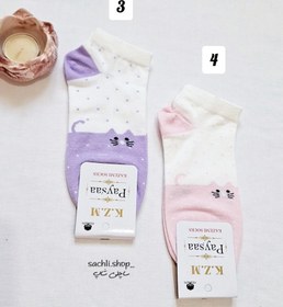 تصویر جوراب مچی گربه 