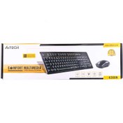 تصویر کیبورد و ماوس بی سیم ای فورتک مدل 4200N 4200N Wireless Desktop Keyboard and Mouse