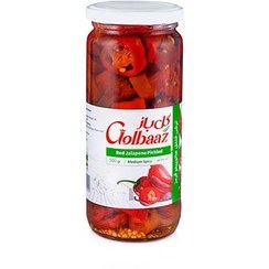 تصویر ترشی فلفل هالوپینو قرمز500 گرمی گل باز 