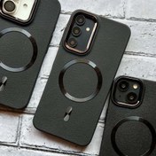 تصویر قاب مگسیف چرمی لنز متال مناسب برای گوشی موبایل شیائومی ردمی Xiaomi Redmi Note 9S / Note 9 Pro / Note 10 Pro / Note 10 Pro Max / Note 11S / Note 11 4G / Note 13 4G / Note 13 Pro 4G / Note 14 4G / Note 14 Pro 4G / Poco X3 / X3 Pro 