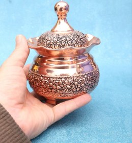 تصویر قندان مسی بدون پایه گلسا 