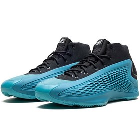 تصویر کفش بسکتبال آدیداس مدل AE 1 رنگ آبی مشکی 