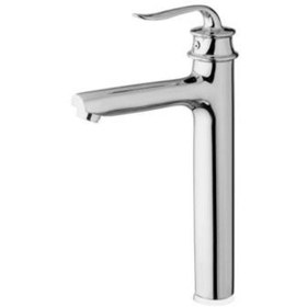 تصویر شیر روشویی پایه بلند البرز روز مدل پروشات AlborzRooz Top Standing Basin Faucet, Proshat Chrome