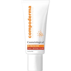 تصویر کرم ضد آفتاب SPF50 پوست خشک کامپودرما حجم 40 میلی لیتر Compoderma Spf50 Sunscreen Cream For Dry Skin 40 ml