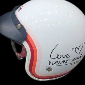 تصویر کلاه ردلاین طرح لاو Redline helmet love design