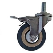 تصویر چرخ بیمارستانی وارداتی سایز کوچک ترمزدار 