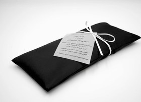 تصویر بالشتک چشم ساتن مشکی 