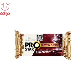 تصویر شکلات انرژی بار پرو استار22 درصد پروتئین 45 گرمی Pro Star Energy Bar 45 g