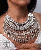 تصویر گردنبند ورشو طرح مصری آویز بلند کد 2033 