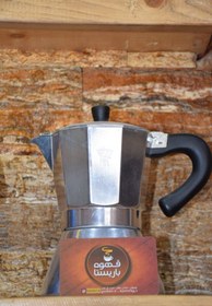 تصویر قهوه جوش پزتی ۴ نفرهایتالیایی 