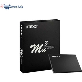 تصویر اس اس دی لایتون MU 3 PH6 240GB Liteon MU3 PH6 3D NAND 2.5inch 240GB SATA3 SSD