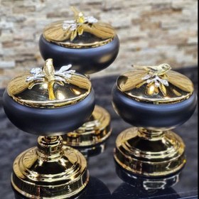 تصویر ست شکلات خوری فلزی سه سایز 