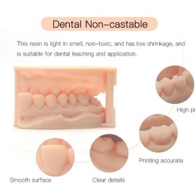 تصویر رزین انیکیوبیک مدل DENTAL NON-CASTABLE UV برند Anycubic 