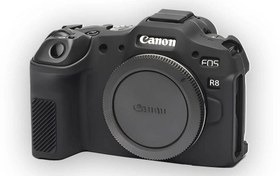 تصویر کاور سیلیکونی Canon EOS R8 (مشکی) 