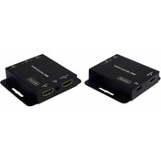 تصویر افزایش دهنده HDMI روی کابل شبکه تا 50 متر فرانت مدل FN-V192 Faranet HDMI Slim Extender On the LAN Cable Over 50m, IR Remote+EQ / FN-V192