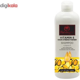 تصویر شامپو مو ترمیم کننده فابریگاس مدل Vitamin E حجم 400 میلی لیتر 
