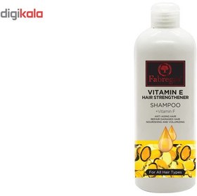 تصویر شامپو مو روزانه ویتامینE حجم 400 میلی لیتر فابریگاس fabregas vitamin E repairing hair shampoo