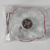 تصویر فن خنک کننده شیشه ای کیس کامپیوتر 
