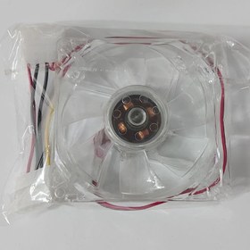 تصویر فن خنک کننده شیشه ای کیس کامپیوتر 