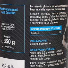 تصویر کراتین 3000 یوروویتال 350 گرم Eurho Vital Creatine Pro 3000