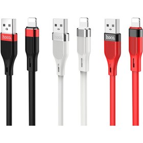 تصویر کابل شارژ هوکو مدل U72 با سری لایتنینگ HOCO U72 Forest Silicone charging cable for Lightning