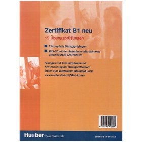 تصویر Zertifikate B1 neu 15 Ubungsprufungen Zertifikate B1 neu 15 Ubungsprufungen