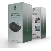 تصویر بالش نشیمن طبی خودرو گرین لاین مدل green lion orthopedic seat cushion 