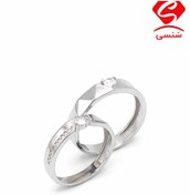 تصویر حلقه ست شیک نقره کد38 