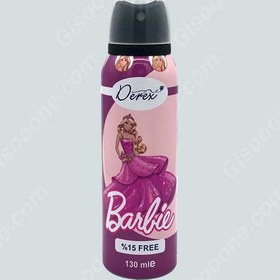 تصویر Derex دئودرانت کودک ضدحساسیت 130میل باربی (0067) Derex anti-allergic children's deodorant 130ml barbie