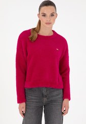 تصویر پلیور زنانه صورتی روشن یو اس پولو 