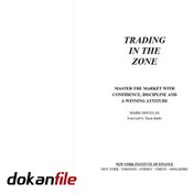 تصویر دانلود کتاب تجارت در منطقه یا تجارت متمرکز مارک داگلاس TRADING IN THE ZONE (زبان اصلی) رایگان PDF 