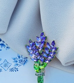 تصویر گلسینه سنبل بنفش 