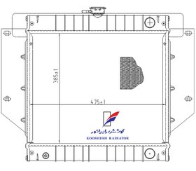 تصویر رادیاتور نیسان شوگاء کوشش 