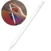 تصویر قلم لمسی بیسوس مدل BS-PS001 Wireless Version Baseus Smooth Writing Active Stylus (Wireless Version) White (Containing Universal Type-C 3A 0.3m USB Wire in White*1; Active Tip*1) SXBC000102