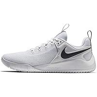 تصویر کفش والیبال زوم زنانه نایک Hyperface 2 (8 B(M) ایالات متحده، سفید/مشکی Nike Women's Zoom Hyperface 2 Volleyball Shoes (8 B(M) US, White/Black)