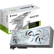 تصویر کارت گرافیک گیگابایت مدل AORUS GeForce RTX 5090 MASTER ICE حافظه 32 گیگابایت 