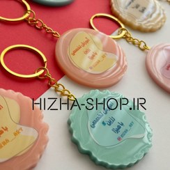 تصویر گیف جاکلیدی تبلیغاتی تمام رزین با لوگو اختصاصی ( کد2) - د rezin gift keychain