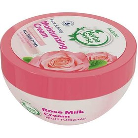 تصویر کرم مرطوب کننده صورت و بدن آردن هرباسنس Ardene Herbasense مدل Rose Milk 