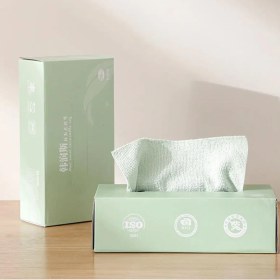 تصویر باکس دستمال حوله ای میکروفایبر مجموعه 20 عددی کد 4414 A box of microfiber towels with 20pcs