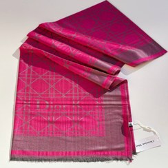 تصویر شال نخ ابریشم،چهار فصل ،طرح دیور 