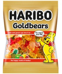 تصویر پاستیل خرسی هاریبو ، یک خوراکی خوشمره و لذیذ حاوی آبمیوه 