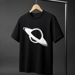 تصویر تیشرت شبتاب طرح سیاه چاله اینتراستلار (نئون) 