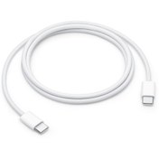 تصویر کابل شارژ تایپ سی اپل USB-C TO USB-C مدل ۶۰W-C طول ۱ متر اصلی 