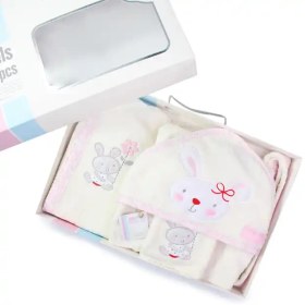 تصویر سرويس حوله 5تكه Little Bunny خرگوش كوچولو رزبرن Towel set code:2800018