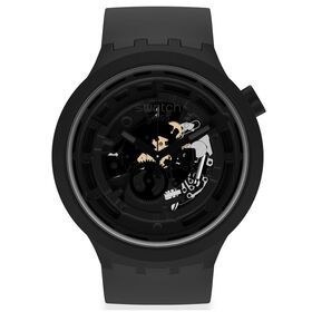 تصویر ساعت یونیسکس سواچ Big Bold Ceramic C-black مدل SB03B100 Swatch 