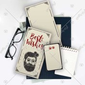 تصویر الگوی ساخت پاکت پول وینتیجی طرح مرد 