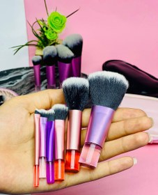 تصویر ست براش مینی ۱۰تکه - مشکی 