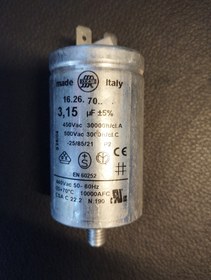 تصویر خازن ۳/۱۵ میکروفاراد Ducati